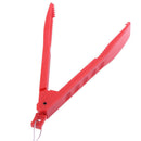 Plastic Fishing Pliers Gripper Fish Clamp with Lock Switch+ Lanyard (Red) Newly