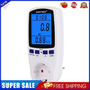 Backlight Plug in Power Meter Electricity Analyzer Socket Wattmeter (EU)