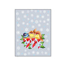 Christmas Cartoon Bird Snowflake Window Glass Stickers Home Mirror Stickers~