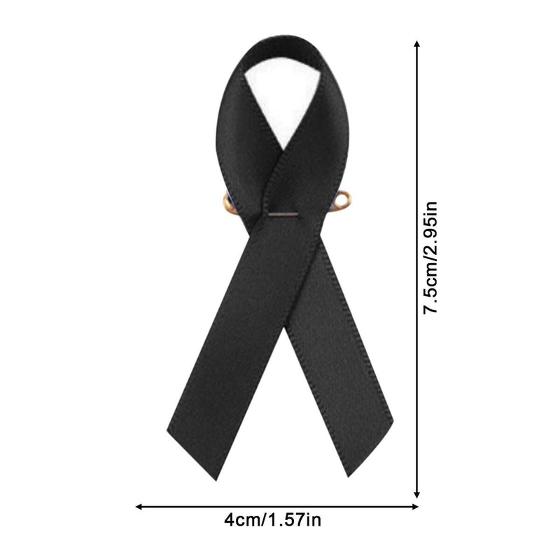 Black Ribbon Memorial enamel lapel pin badge- Queen Elizabeth II-1926 - 2022.