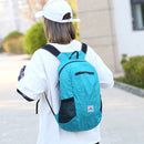20L Large Waterproof Folding Climbing Backpack Travel Rucksack (Lake Blue) Newly