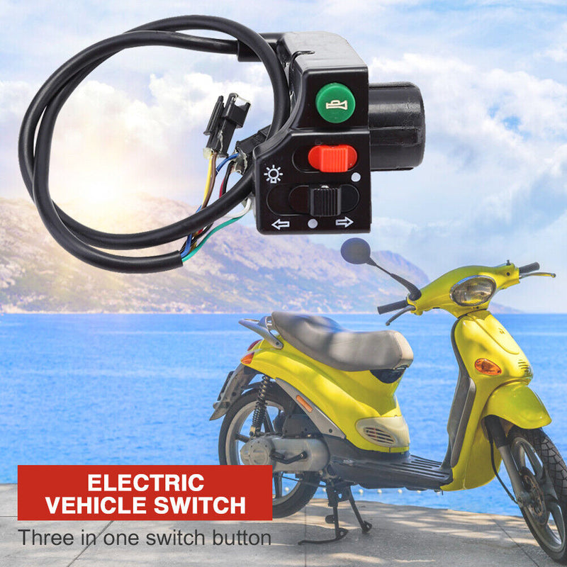 3 in 1 Electric Bike Scooter Turning Lamp Light Horn Switch Cycling Accesso