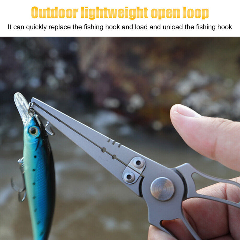 Outdoor Saltwater Fishing Pliers Line Hook Remover Multifunctional Tackle Tools