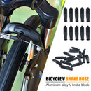 50pcs Rubber MTB Bike V Brake Pants Cycling Braking System Line Dustproof Cover