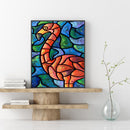 40 X 50cm Hand Painted Digital Oil Art Picture DIY Animal Paint By Numbers De