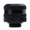 G1/4 Brass Connector for 14mm OD PC Water Cooling System Tubes(Black)