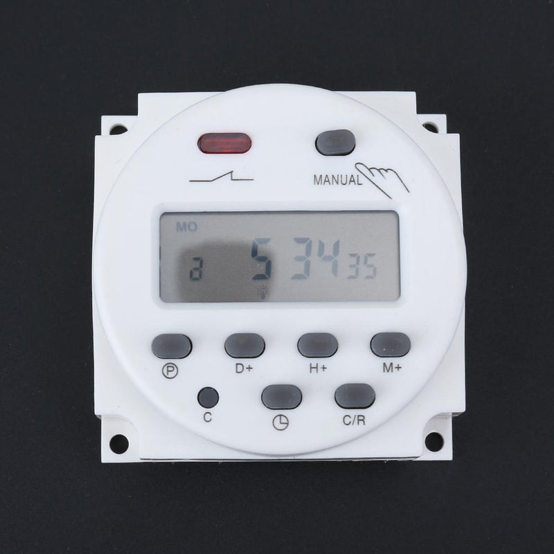 Digital LCD Display Power Timer Weekly Programmable Time Relay Switch(12V) Newly