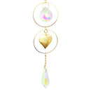 Crystal  Star Moon Sun Hanging Metal Pendant Home Decor (30)