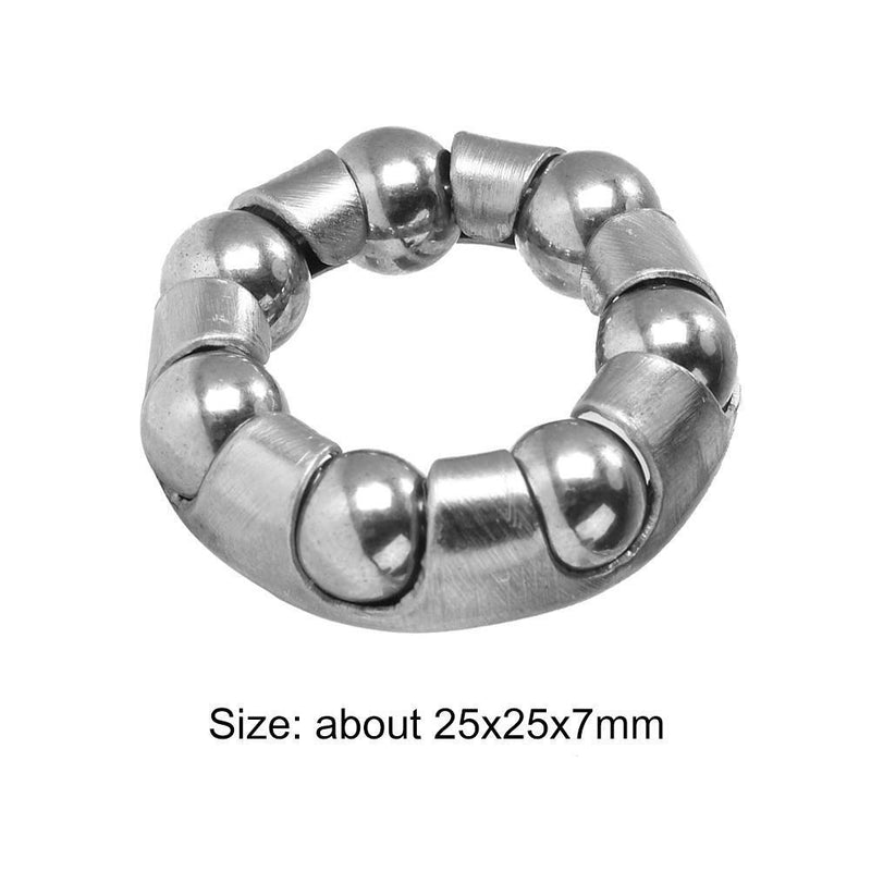 10pcs Bicycle Front/Rear Wheel Axle 1/4 inch Steel Ball Bearing Replacement