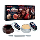 SFX Makeup Kit with Double-Ended Scraper Wound Cosmetic for Fun Themed Parties