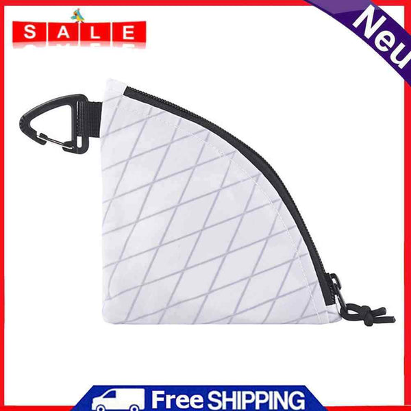 Outdoor Camping Coffee Filter Organizer Portable Coin Storage Triangular Pouch