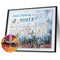 DIY Part Special Shape Diamond Painting Kit 5D Text and flowers Drawing