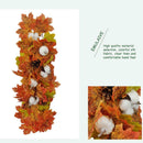 2 pc Artificial Maple Leaf Garlands Autumn Hanging Thanksgiving Christmas Z2H5