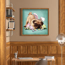 Diamond Painting Kit dog Full Round Rhinestone Wall Picture.