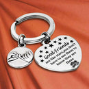 Steel Key Chain Keyring Heart Good Friend Message Giftes Friend Beast L4S5