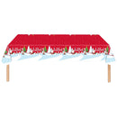 Disposable Xmas Dining Table Cloth Waterproof Coffee Desk Cover Festive Supplies