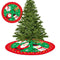 Elk Carpet Floor Mat Xmas Floor Cover Christmas Tree Skirt Outdoor Blanket