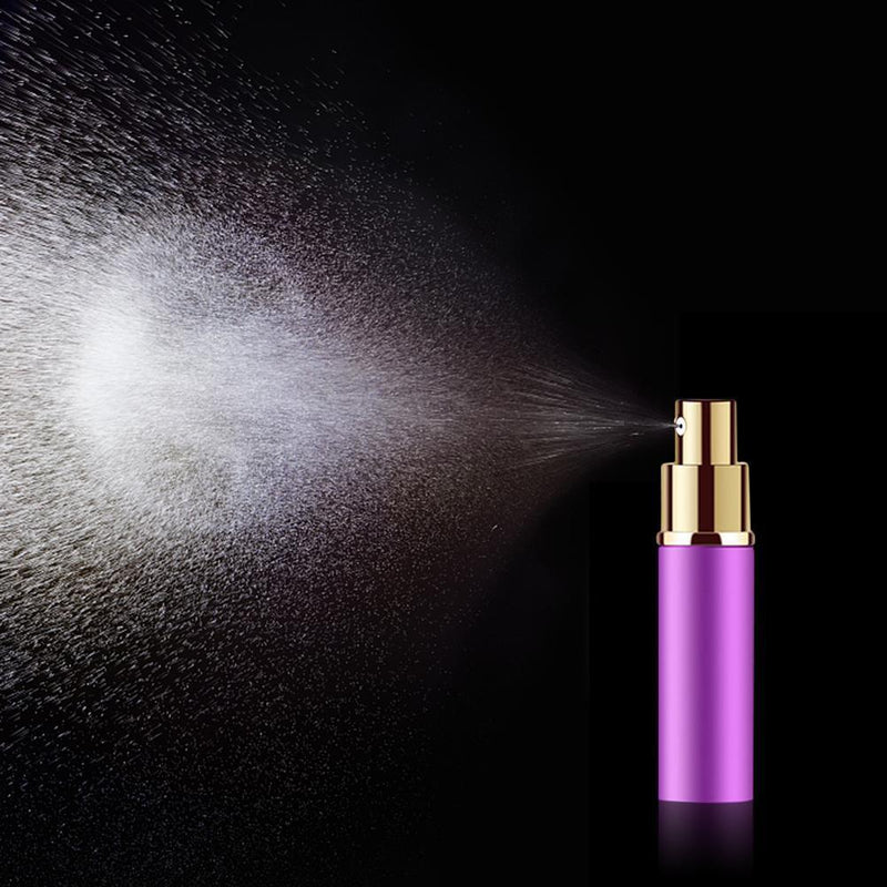 10ml Mini Perfume Refillable Bottle Travel Cosmetic Spray Atomizer (Purple)