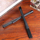 2pcs Retractable Jazz Drum Brushes Sticks Percussion Drumsticks (Black)