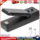 Portable Heat Sealer Rechargeable Food Snack Storage Bag Sealing (Black) Newly