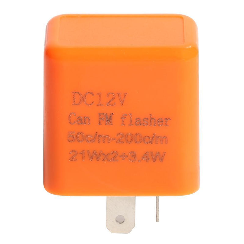 2 Pin Adjustable LED Indicator Flasher Relay Module for Motorcycle Motorbike