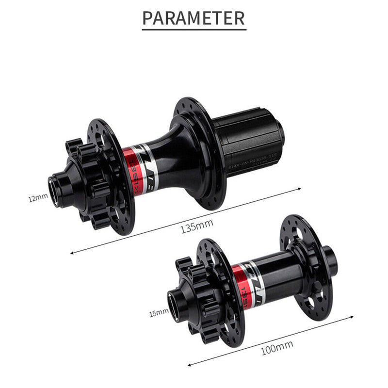 32 löcher Fahrrad Vorne und Hinten Naben Set Bike Quick Release Rad Hub Spieße