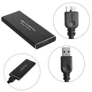 M.2 NGFF to USB 3.0 6Gbps SSD External Enclosure Converter Adapter Case