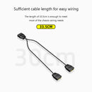 COOLMOON 5V 3Pin HUB Splitter Cable Extension Cord for Mainboard (1 to 2) Newly