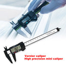 0-150mm Vernier Caliper Measuring Tool Electronic Digital Caliper (Black)