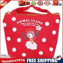 Woman Zip Canvas Coin Purse Handbag Tote Pocket Storage Money Bag (Sheep)