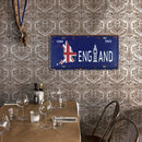 England Metal Plate Tin Sign Decorative Plaque Retro Iron Painting Wall Art
