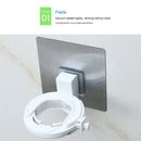 Wall Mounted Plastic Shampoo Bottle Shelf Self Adhesive Holder Organizer Stand