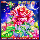 DIY Diamond Painting Kits Full Round Drill Shining Rose Mosaic Home Decoration