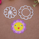 4pcs DIY Metal Flower Cutting Dies Scrapbook Embossing Paper Card Cut