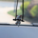 Car Pendant Creative Cute Branch Cat Rearview Mirror Car Interior Decoration
