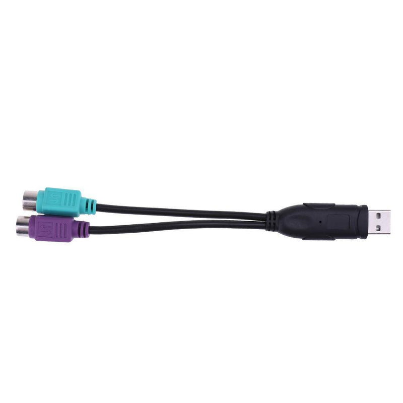 USB to PS2 Cable Male to Female PS/2 Adapter Converter Extension Cable