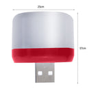 Mini Portable USB Plug Lamp Computer Power Bank Socket Night Light (Red) Newly
