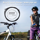 MEROCA Mountain Road Bike Cable Bicycle Brake Inner Wire Tips (Shift Black)