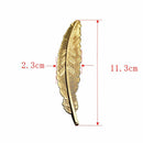 Page markers Leaf shape Students Stationery Metal Feather Book darts Bookmark