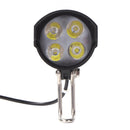 ABS Electric Bicycle 4 LED Headlight 12W Waterproof with Horn for Driving Newly