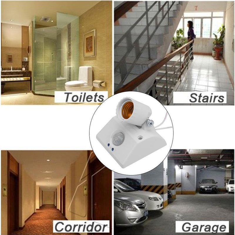 Socket E27 Standard AC 100-265V Lamp Lamp Infrared IR Sensor Lamp Barrel