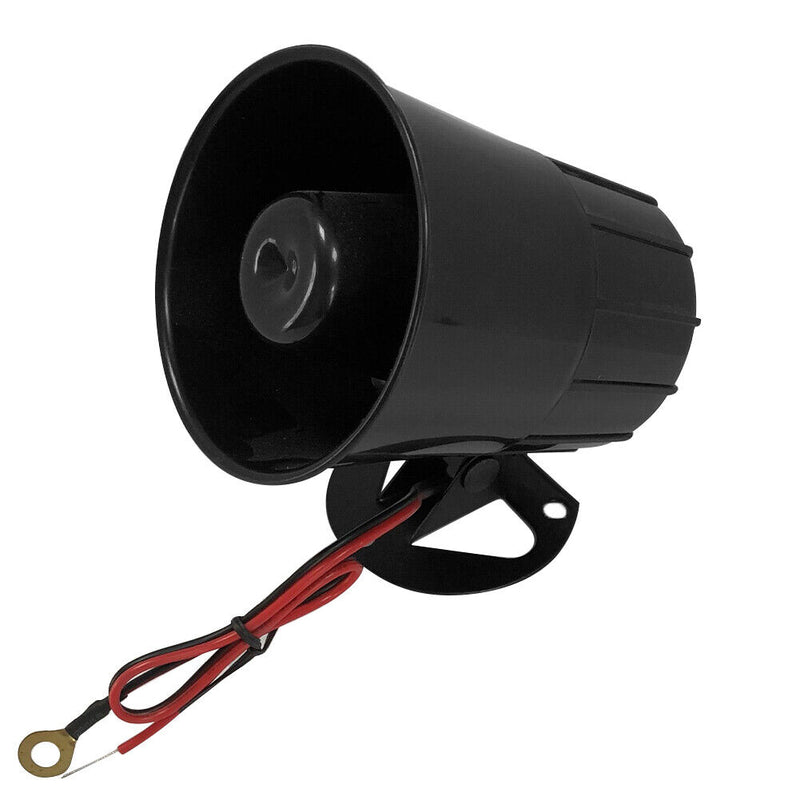 125dB Loud Warning Alarm Siren Universal for Truck Boat Tractor Ship 24V