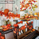 50pcs Fall Silk Leaves Wedding Party Favor Autumn Maple Leaf Decoration Sets hot