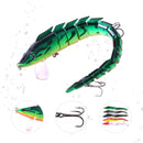 23cm 46g Simulation Fishing Lures Artificial Wobbler 13 Segments Bait (A)