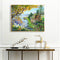 Beach House Chair Oil Paint By Numbers Kit DIY Acrylic Painting on Canvas Decor