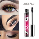 Volume Waterproof Eye Makeup Tools Thicker Longer 4D Silk Fiber Mascara Curling