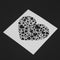 DIY Love Heart Fondant Decoration Stencil Wedding Decoration Cupcake Template