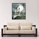 Moonlight Wolf 5D Diamond DIY Painting Crafts Home Decor