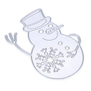 AVZYARDY Snowman Punching Stencil Silicone Stencil Punching Molds Stencil Coal