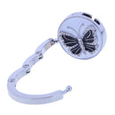 Portable Metal Foldable Bag Purse Hook Hanger Handbag Holder Butterfly(2)